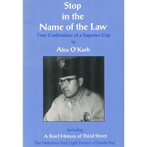 book cover - stop in the name of the law