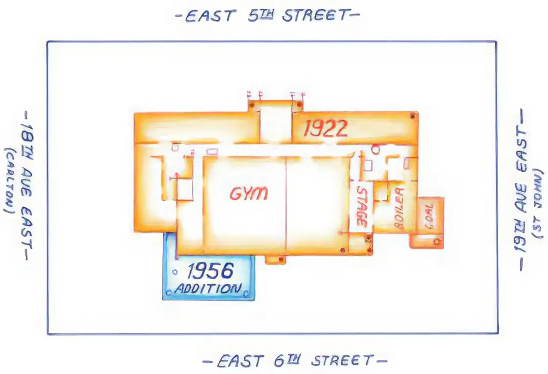 map of east high school location