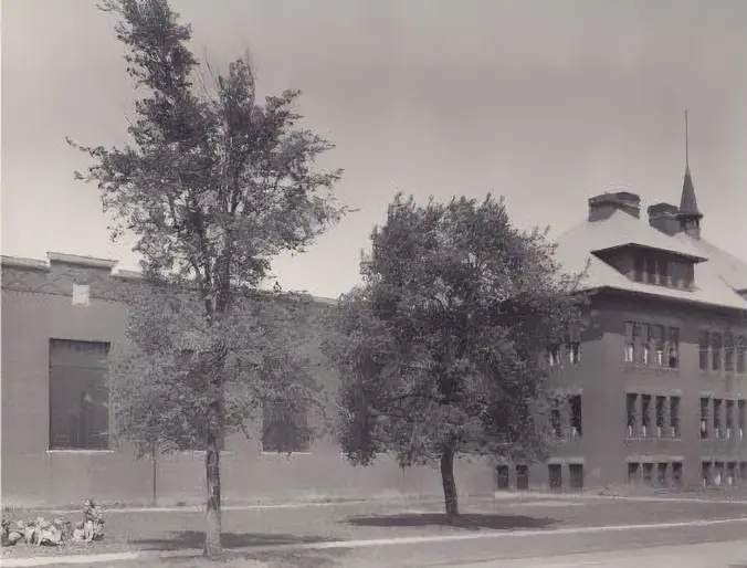 historic photo of howe school